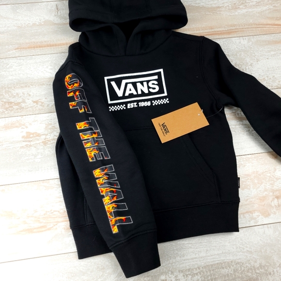 Vans Digi Flames Hoodie Little Kids - Picture 5 of 7